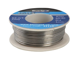 BlueSpot Tools Flux Covered Solder 100g 60/40