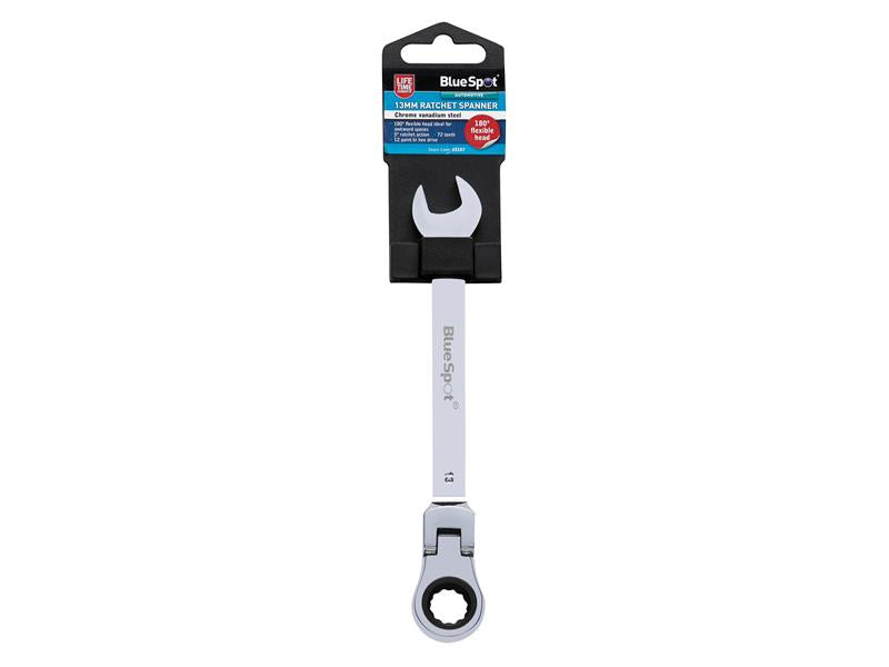 BlueSpot Tools Flexible Head Ratchet Spanner