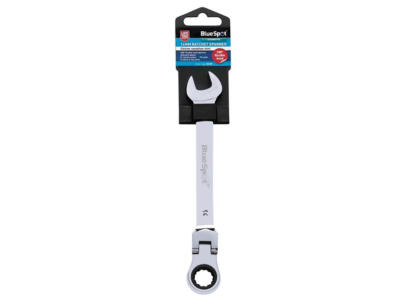 BlueSpot Tools Flexible Head Ratchet Spanner