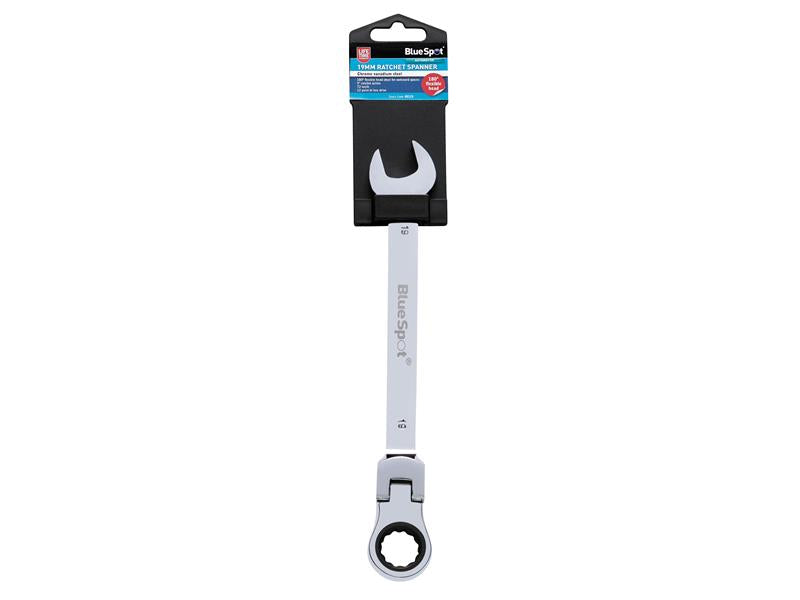 BlueSpot Tools Flexible Head Ratchet Spanner