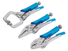 Load image into Gallery viewer, BlueSpot Tools Mini Locking Pliers Set, 3 Piece