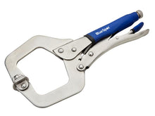 Load image into Gallery viewer, BlueSpot Tools Locking C-Clamp with Swivel Pads 280mm (11in)
