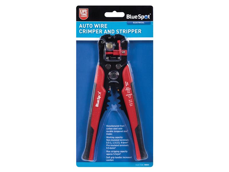 BlueSpot Tools Auto Wire Crimper and Stripper