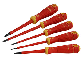 Bahco B220.005 BAHCOFIT Insulated Screwdriver Set, 5 Piece