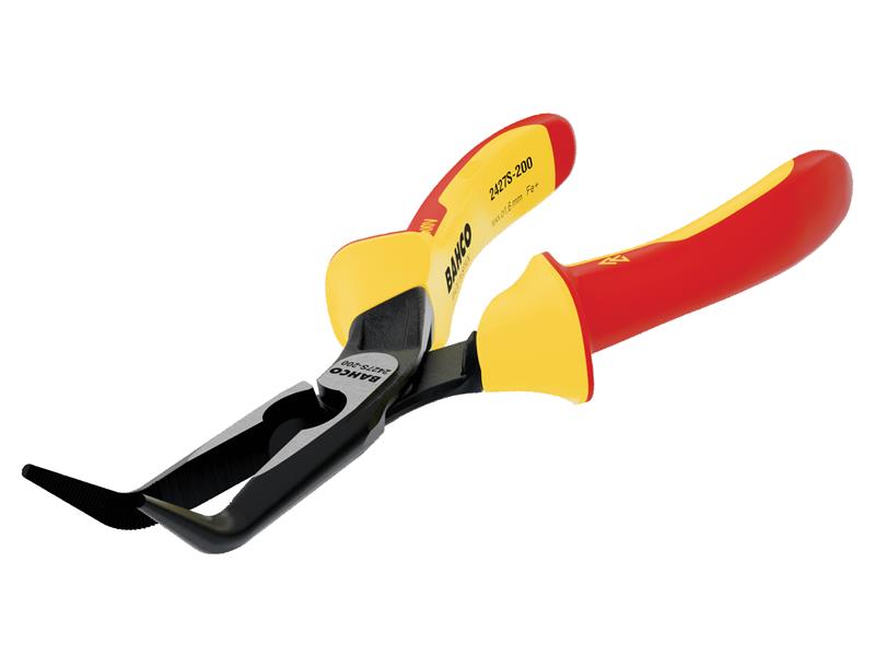 Bahco 2427S ERGO™ Insulated Bent Nose Pliers 160mm (6.1/4in)