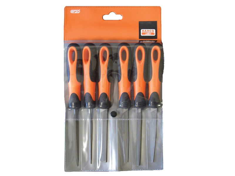 Bahco 1-476 ERGO™ File Set 6 Piece 100mm (4in)