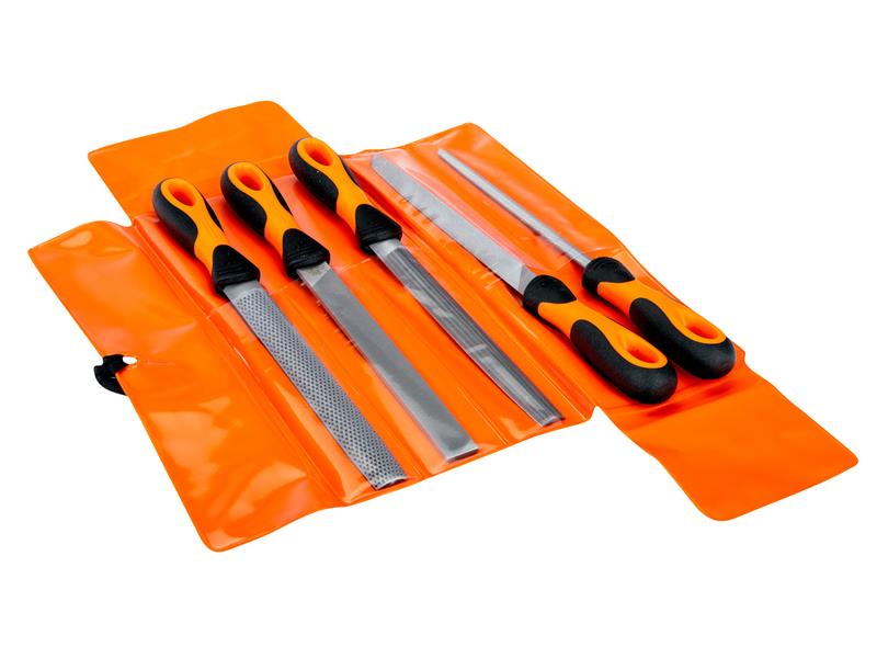 Bahco ERGO™ Engineering File & Rasp Set, 5 Piece