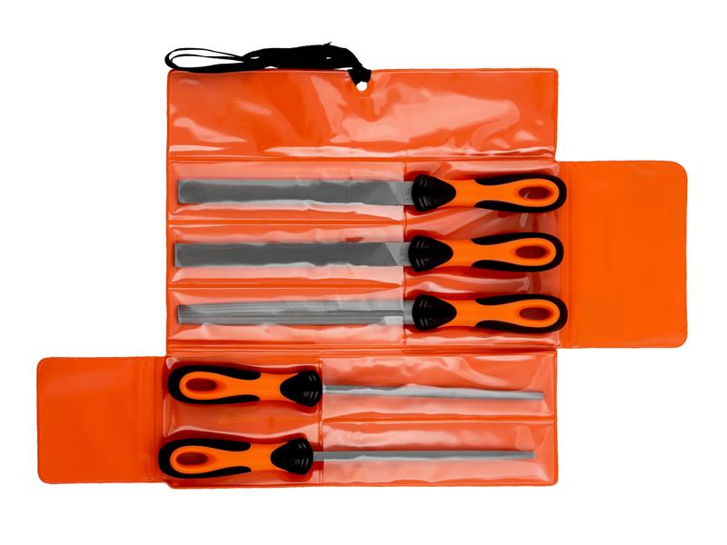 Bahco 200mm (8in) ERGO™ Engineering File Set, 5 Piece