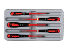 Bahco BE-9871SL ERGO™ Slim VDE Insulated Screwdriver Set, 5 Piece
