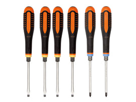 Bahco BE-9882TB ERGO™ Through Blade Screwdriver Set, 6 Piece