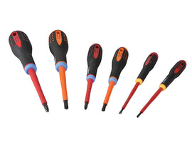 Bahco BE-9884S ERGO™ VDE Insulated Screwdriver Set, 6 Piece