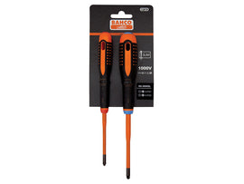 Bahco BE-9890SL ERGO™ Slim VDE Insulated Screwdriver Set, 2 Piece