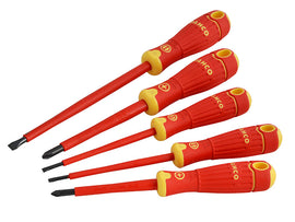 Bahco B220.015 BAHCOFIT Insulated Screwdriver Set, 5 Piece