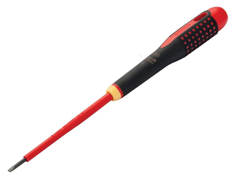 Bahco ERGO™ Slim VDE Insulated Screwdriver, Slotted