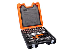 Load image into Gallery viewer, Bahco S108 1/4in &amp; 1/2in Drive Socket &amp; Combination Spanner Set, 108 Piece