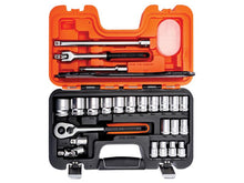 Load image into Gallery viewer, Bahco S240 1/2in Drive Socket Set, 24 Piece