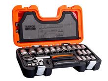 Load image into Gallery viewer, Bahco S240 1/2in Drive Socket Set, 24 Piece