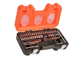 Bahco S460 1/4in Drive Socket Set, 46 Piece