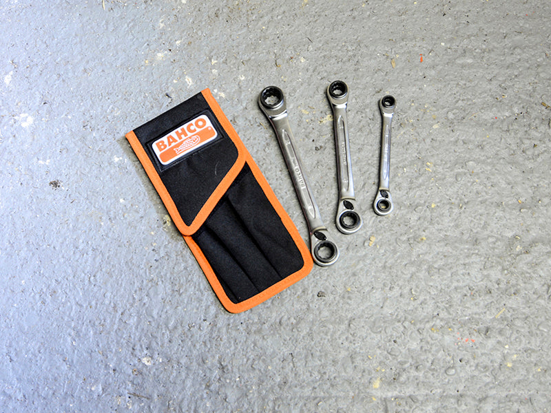 Bahco S4RM Series Reversible Ratchet Spanner Set