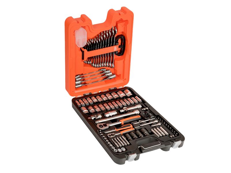 Bahco S87+7 1/4 & 1/2in Drive Socket & Spanner Set, 94 Piece