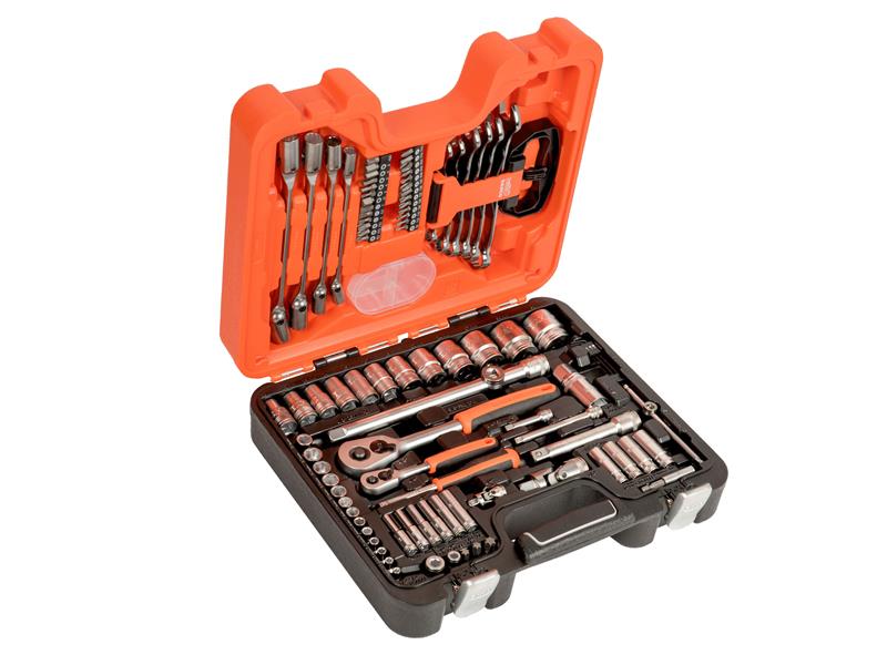 Bahco S910 1/4 & 1/2in Drive Socket & Spanner Set, 92 Piece