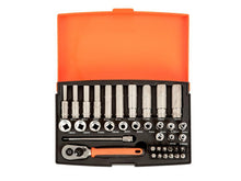 Load image into Gallery viewer, Bahco SL25L 1/4in Deep Drive Socket Set, 37 Piece