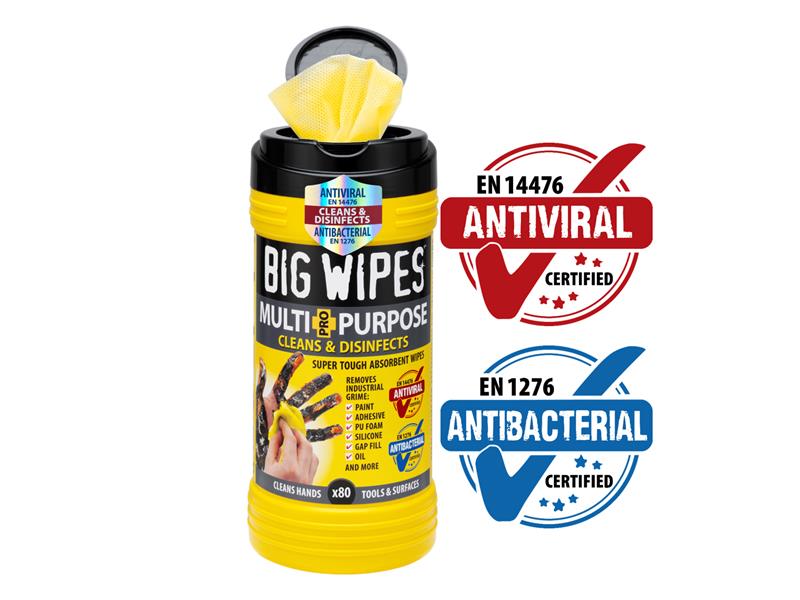 Big Wipes Multi-Purpose Pro+ Antiviral Wipes