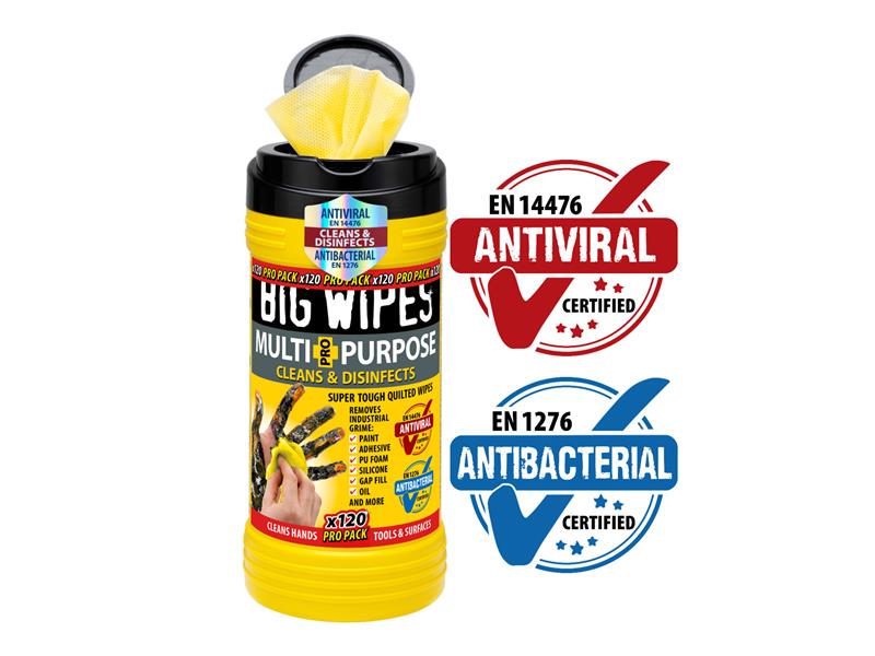 Big Wipes Multi-Purpose Pro+ Antiviral Wipes