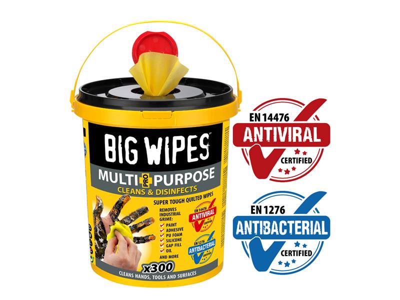 Big Wipes Multi-Purpose Pro+ Antiviral Wipes