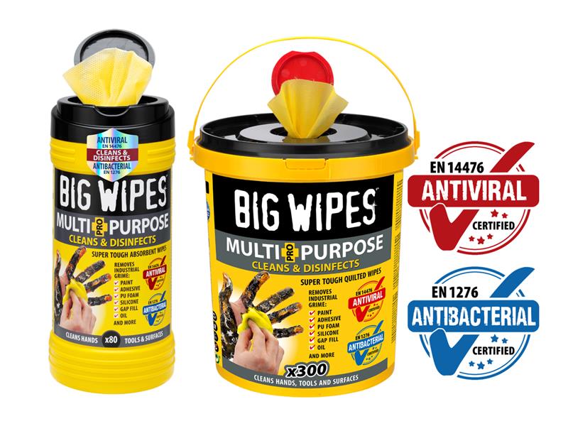 Big Wipes Multi-Purpose Pro+ Antiviral Wipes