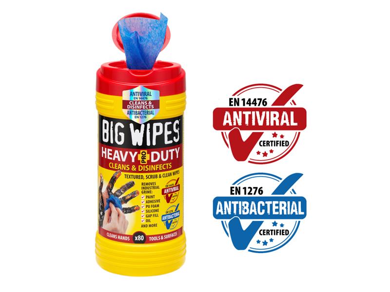 Big Wipes Heavy-Duty Pro+ Antiviral Wipes