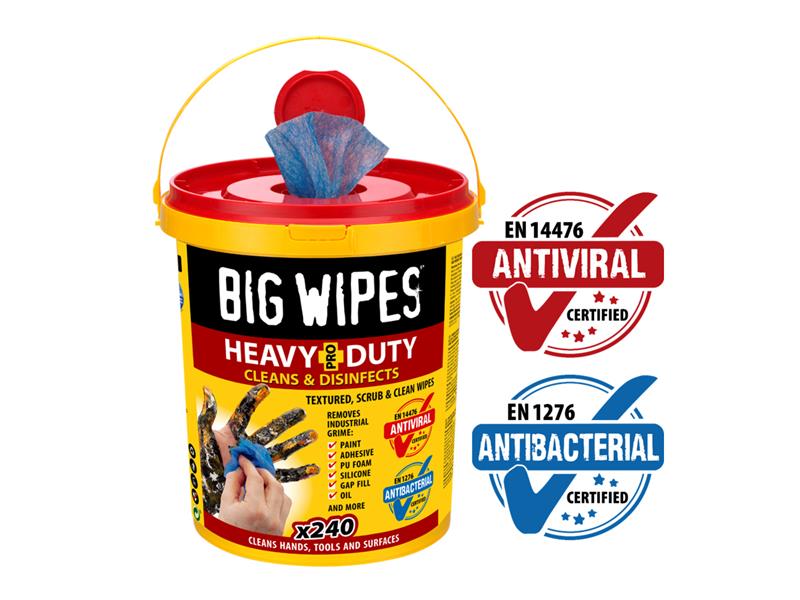 Big Wipes Heavy-Duty Pro+ Antiviral Wipes