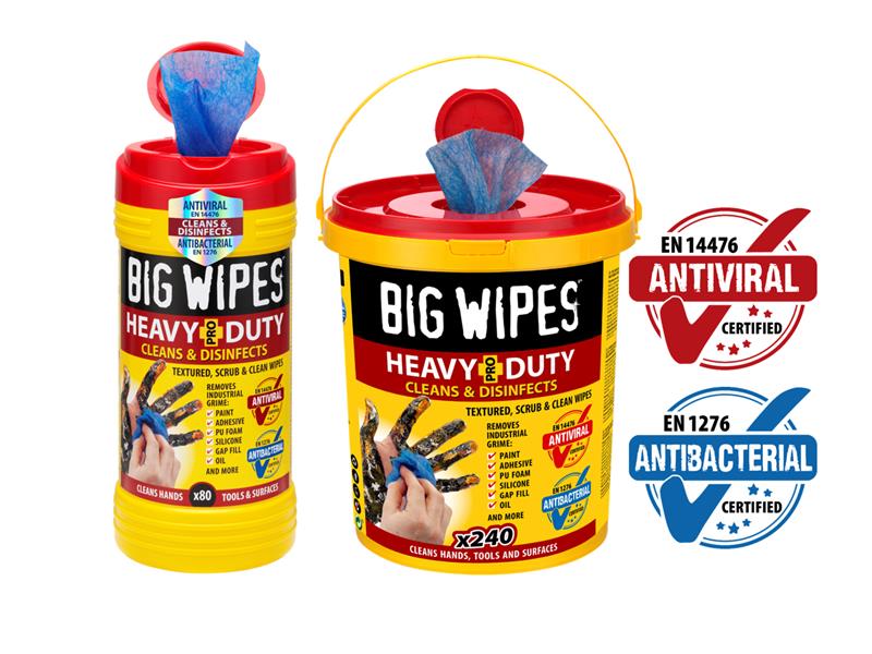 Big Wipes Heavy-Duty Pro+ Antiviral Wipes