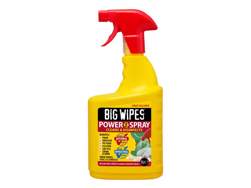 Big Wipes Power Spray Pro+ Antiviral Cleaning Spray 1 litre