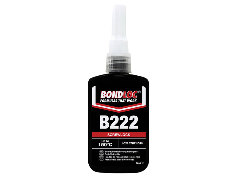 Bondloc B222 Screwlock Low Strength Threadlocker