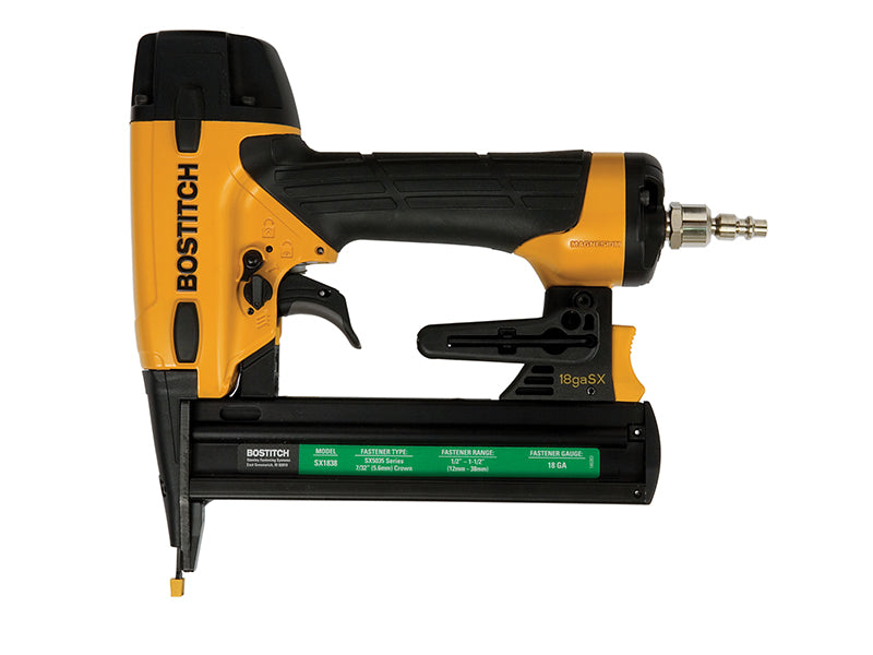 Bostitch SX1838-E Pneumatic Stapler 38mm 18 Gauge