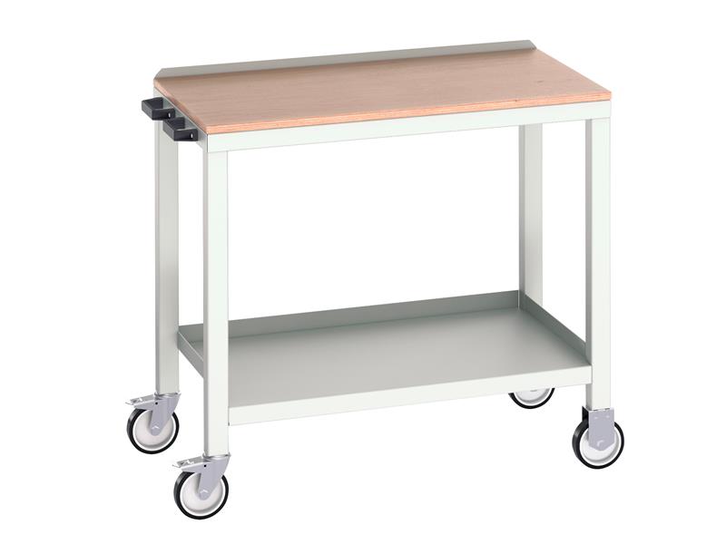 Bott Verso Mobile Welded Bench, Multiplex Wood Top 1000 x 600mm