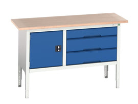 Bott Verso Adjustable Height Storage Bench 1500 x 600mm