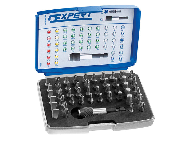 Expert E131701 1/4in Bit Set, 49 Piece