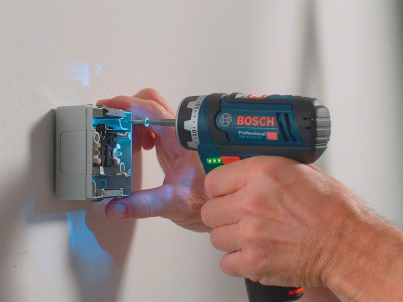 Bosch GSR 12V-15 Drill Driver with GFA12 Accessory Set 12V 2 x 2.0Ah Li-ion