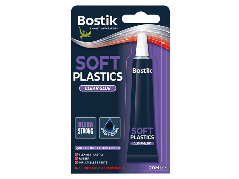 Bostik Soft Plastics Clear Adhesive 20ml