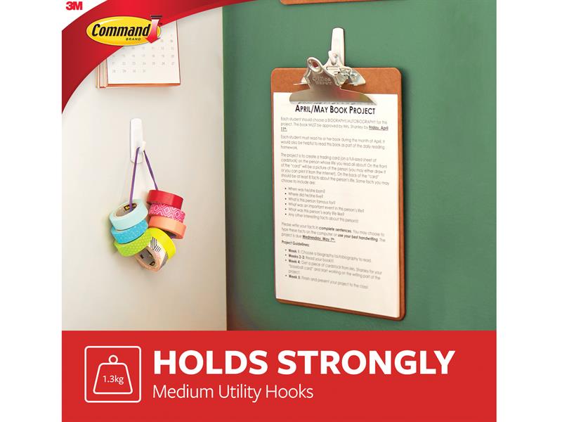 Command™ Medium Utility Hooks Value Pack (Pack 6)