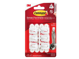 Command™ White Mini Hooks