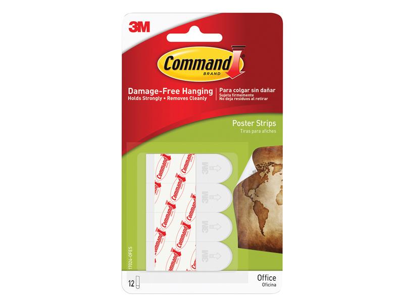 Command™ Poster Strips (Pack 12)