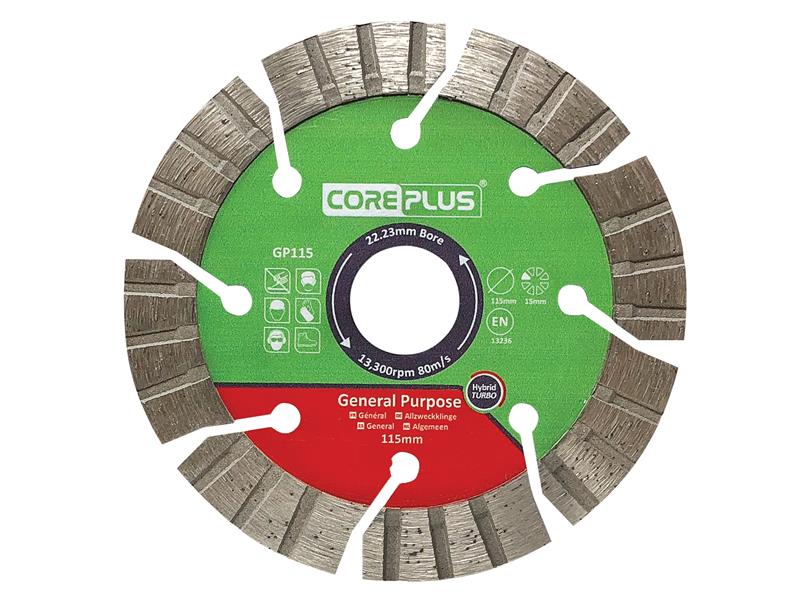 CorePlus General-Purpose Hybrid Turbo Diamond Blade