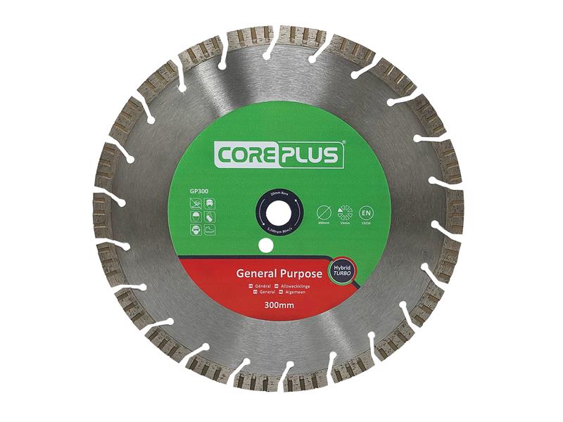 CorePlus General-Purpose Hybrid Turbo Diamond Blade