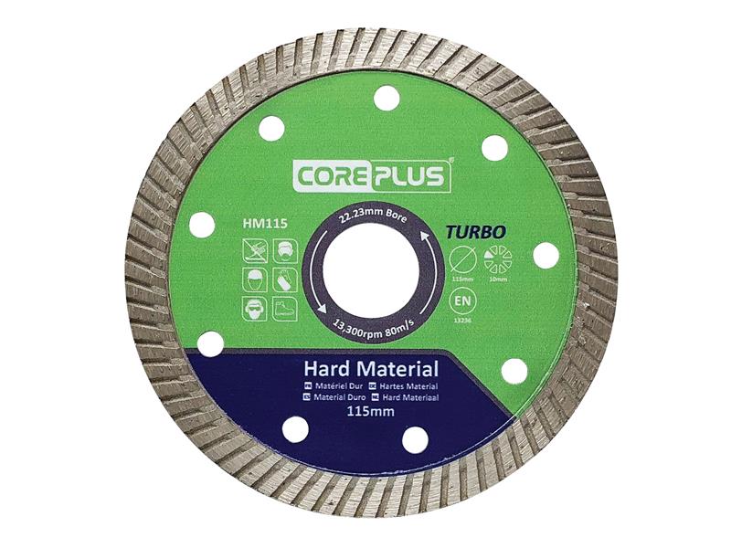 CorePlus Hard Material Turbo Diamond Blade