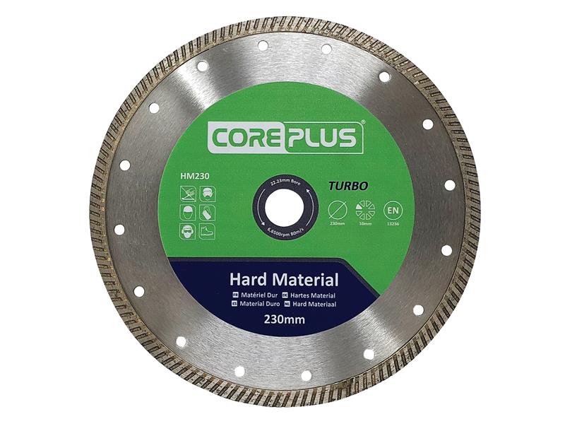 CorePlus Hard Material Turbo Diamond Blade