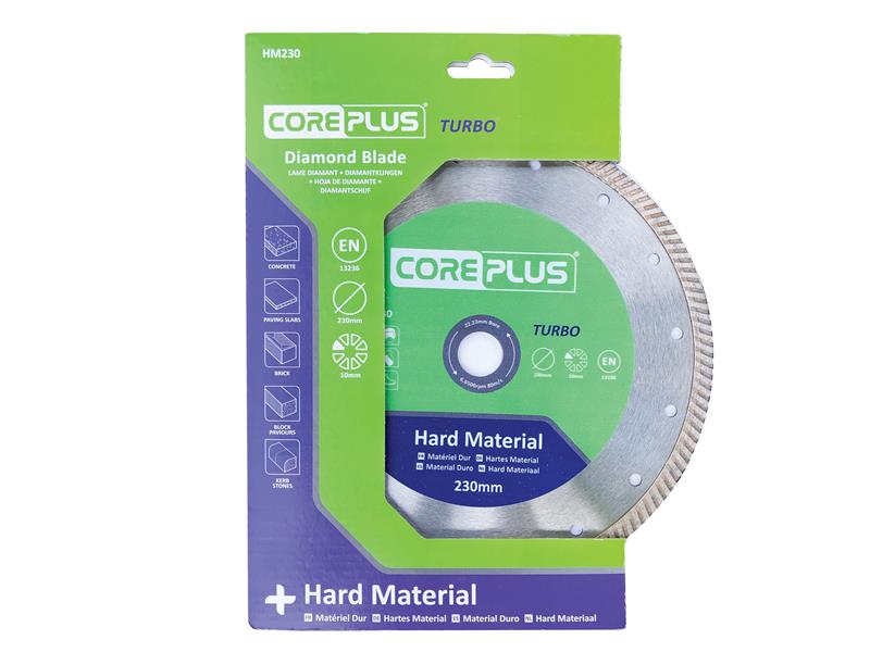 CorePlus Hard Material Turbo Diamond Blade