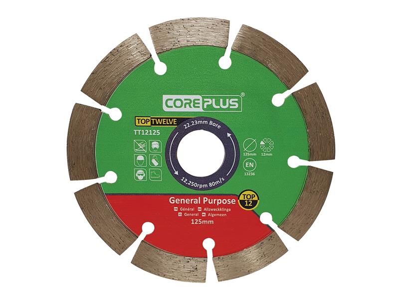 CorePlus Top Twelve General Purpose Diamond Blade